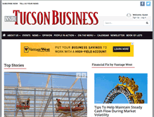 Tablet Screenshot of insidetucsonbusiness.com